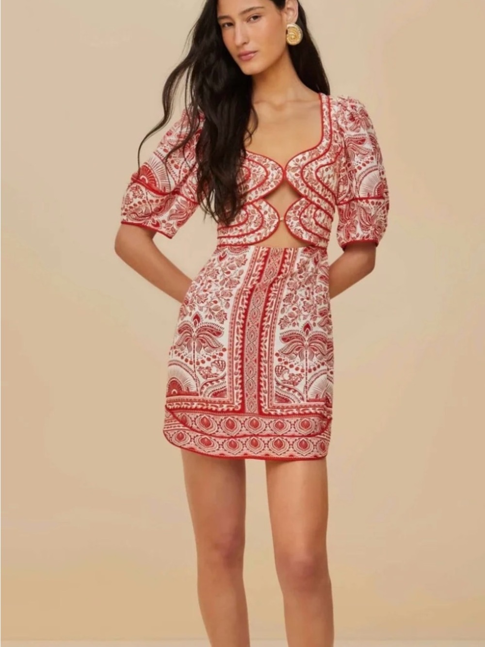 FARM Rio River Ride Mini Dress